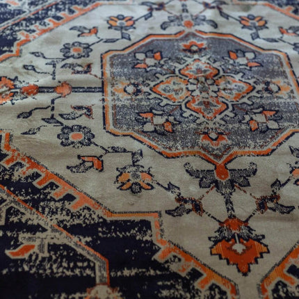 Vintage Vloerkleed Tokat Groen/Blauw - Tier - Vloerkledenloods