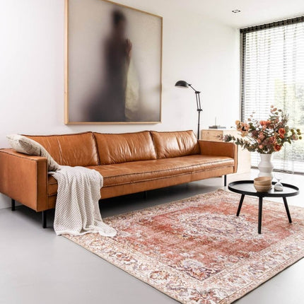 Vintage Vloerkleed Zehra Oranje - Vloerkledenloods