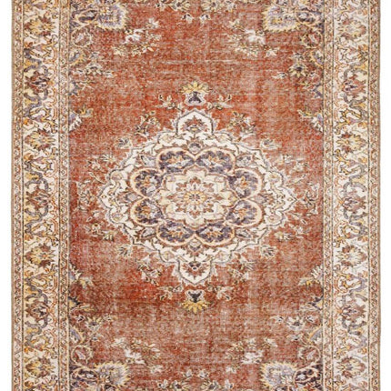Vintage Vloerkleed Zehra Oranje - Vloerkledenloods