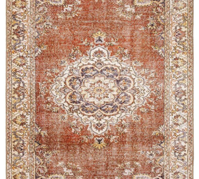 Vintage Vloerkleed Zehra Oranje - Vloerkledenloods