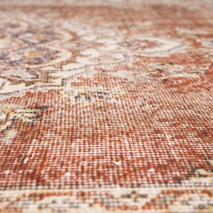 Vintage Vloerkleed Zehra Oranje - Vloerkledenloods