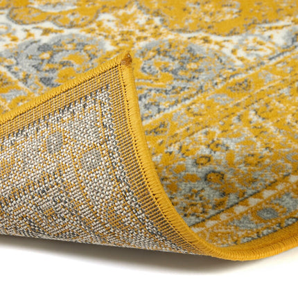 Vintage Vloerkleed Keshan Geel