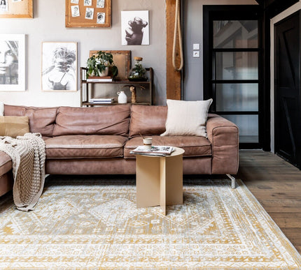Vintage Vloerkleed Aila Geel