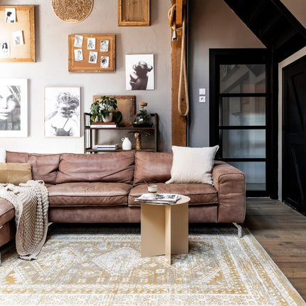 Vintage Vloerkleed Aila Geel