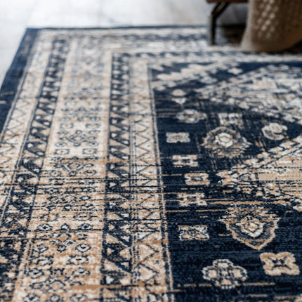 Vintage Vloerkleed Aila Blauw