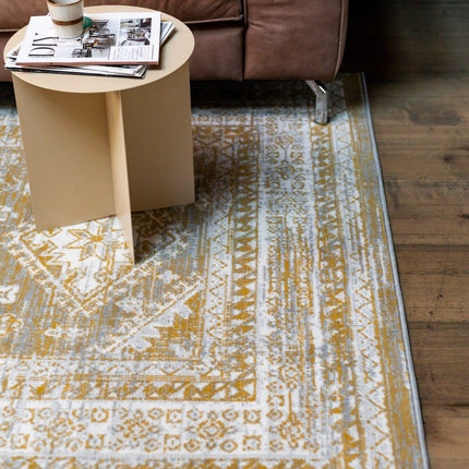 Vintage Vloerkleed Aila Geel