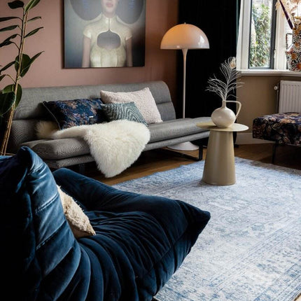 Vintt Vloerkleed Duuk Blauw - Vloerkledenloods