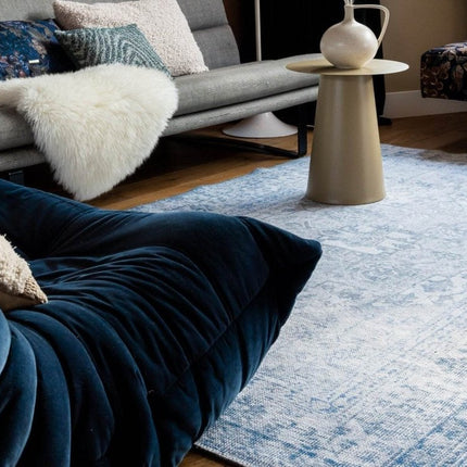 Vintt Vloerkleed Duuk Blauw - Vloerkledenloods