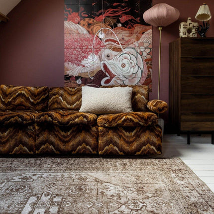 Vintt Vloerkleed Duuk Bruin - Vloerkledenloods