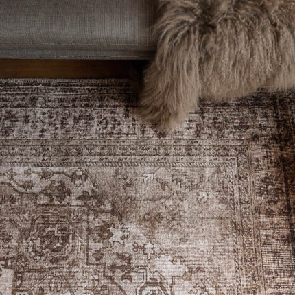 Vintt Vloerkleed Duuk Bruin - Vloerkledenloods