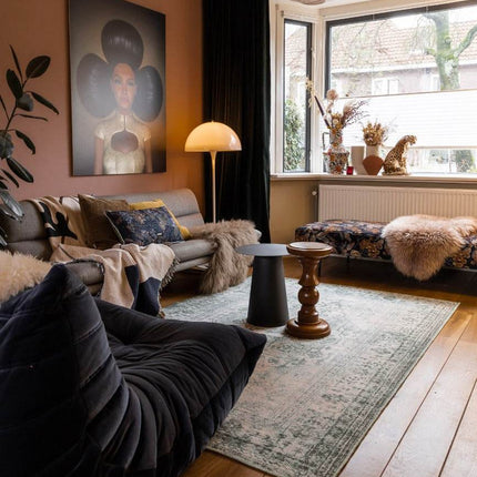 Vintt Vloerkleed Duuk Groen - Vloerkledenloods