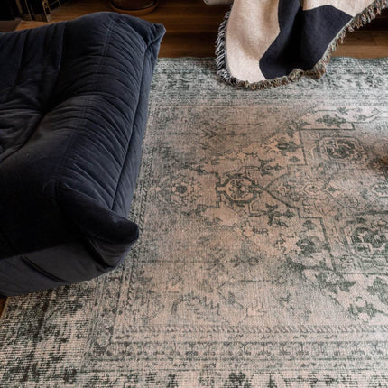 Vintt Vloerkleed Duuk Groen - Vloerkledenloods