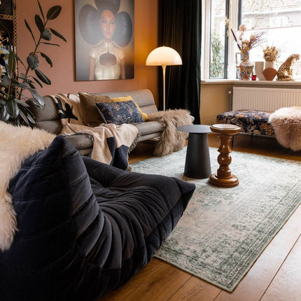 Vintt Vloerkleed Duuk Groen - Vloerkledenloods