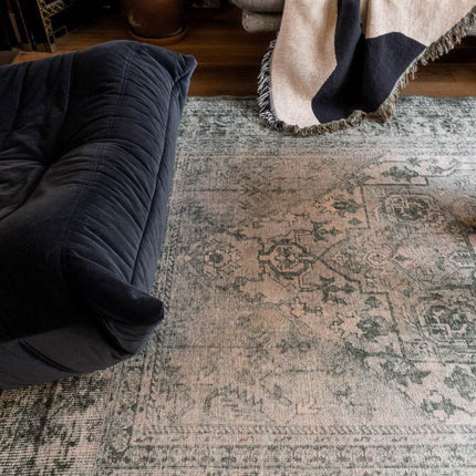 Vintt Vloerkleed Duuk Groen - Vloerkledenloods