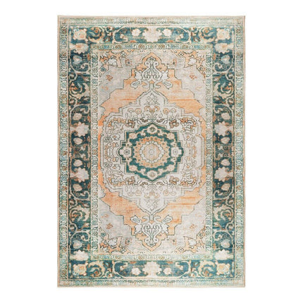 Vintt Vloerkleed Joe Groen/Oranje - Vloerkledenloods