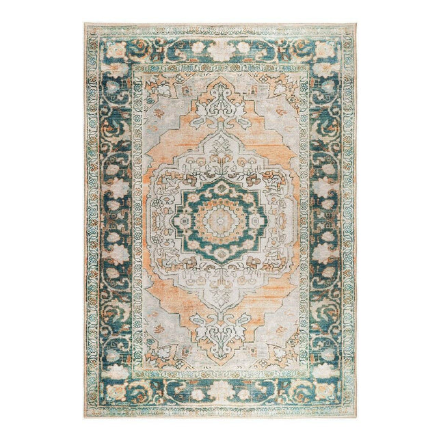 Vintt Vloerkleed Joe Groen/Oranje - Vloerkledenloods
