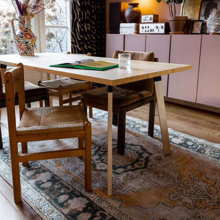 Vintt Vloerkleed Joe Groen/Oranje - Vloerkledenloods