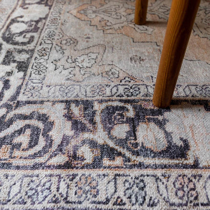 Vintt Vloerkleed Joe Paars/Oranje - Vloerkledenloods