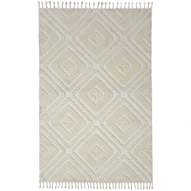 Vloerkleden - Flair Rugs vloerkleed Diomara Crème - Vloerkledenloods