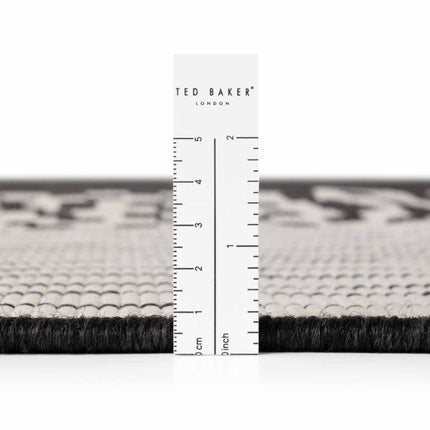 Vloerkleden - Ted Baker Haringey buitenkleed Acacia Zwart/Wit - Vloerkledenloods