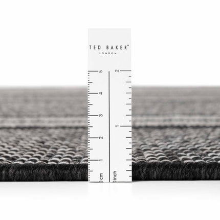Vloerkleden - Ted Baker Haringey buitenkleed Allington Zwart/Wit - Vloerkledenloods