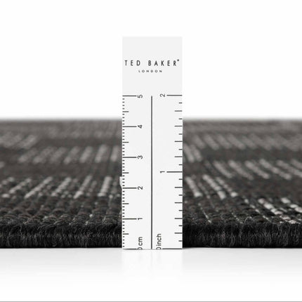 Vloerkleden - Ted Baker Haringey buitenkleed Dorothy Zwart/Wit - Vloerkledenloods