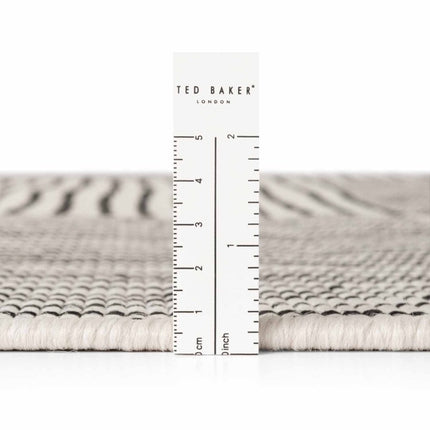 Vloerkleden - Ted Baker Haringey buitenkleed Nightingale Zwart/Wit - Vloerkledenloods