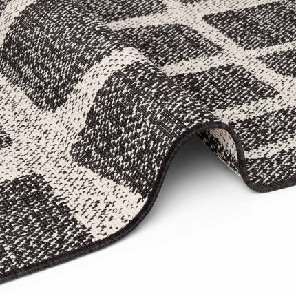 Vloerkleden - Ted Baker Haringey buitenkleed Ruskin Zwart/Wit - Vloerkledenloods
