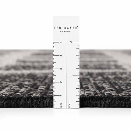 Vloerkleden - Ted Baker Haringey buitenkleed Ruskin Zwart/Wit - Vloerkledenloods