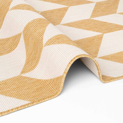 Vloerkleden - Ted Baker Haringey buitenkleed Terrick Oker Wit - Vloerkledenloods