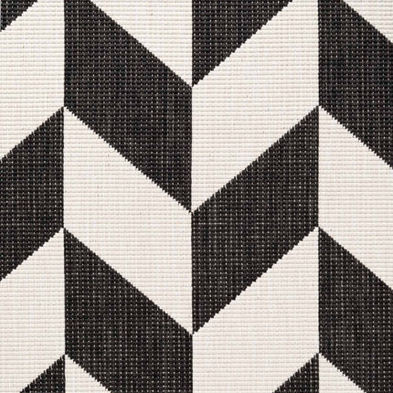 Vloerkleden - Ted Baker Haringey buitenkleed Terrick Zwart/Wit - Vloerkledenloods