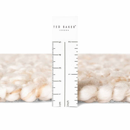 Vloerkleden - Ted Baker Notting Hill zacht bouclé kortpolig vloerkleed Portobello Crème Beige - Vloerkledenloods