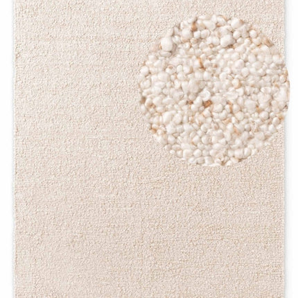 Vloerkleden - Ted Baker Notting Hill zacht bouclé kortpolig vloerkleed Portobello Crème Beige - Vloerkledenloods