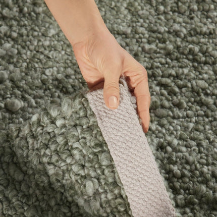 Vloerkleden - Ted Baker Notting Hill zacht bouclé kortpolig vloerkleed Portobello Groen - Vloerkledenloods