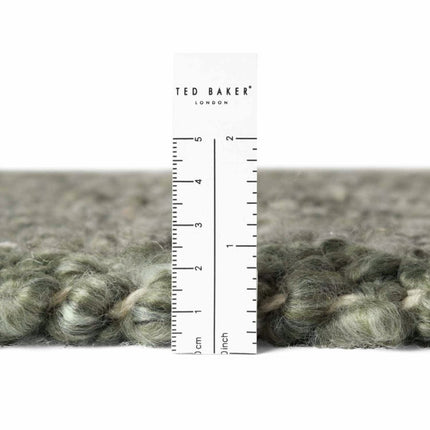 Vloerkleden - Ted Baker Notting Hill zacht bouclé kortpolig vloerkleed Portobello Groen - Vloerkledenloods