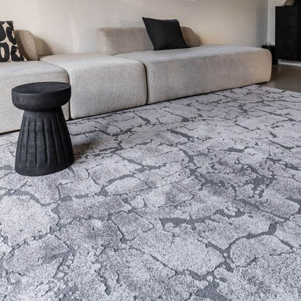 Vloerkleed Cairt Grijs/Antraciet - Vloerkledenloods