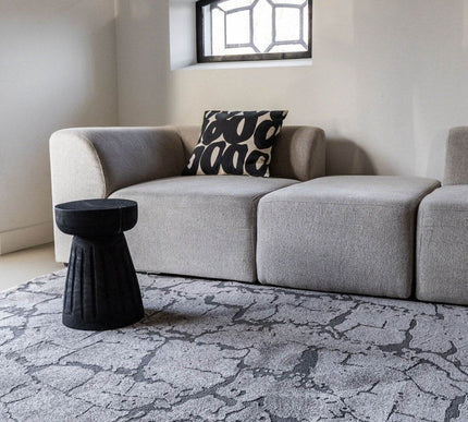 Vloerkleed Cairt Grijs/Antraciet - Vloerkledenloods