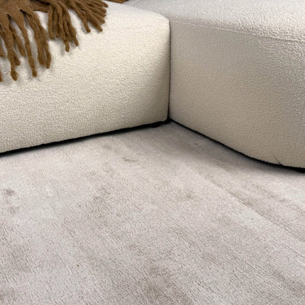 Vloerkleed Felva viscose silk beige - Interieur05 - Vloerkledenloods