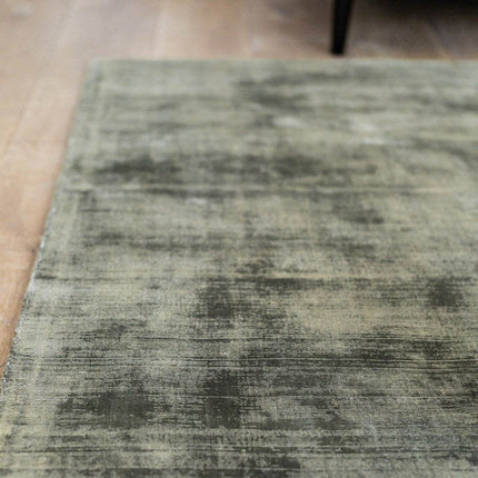 Vloerkleed Felva Viscose Silk Groen - Vloerkledenloods