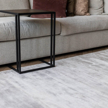 Vloerkleed Felva Viscose Silk Zilver - Vloerkledenloods