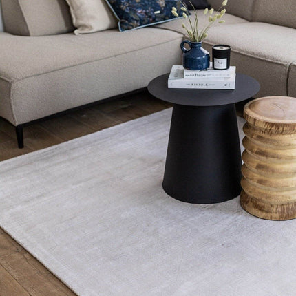 Vloerkleed Felva Viscose Silk Zilver - Vloerkledenloods