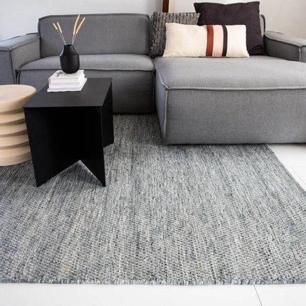 Vloerkleed Gerecycled Materiaal Ciro Grijs op=op - Vloerkledenloods