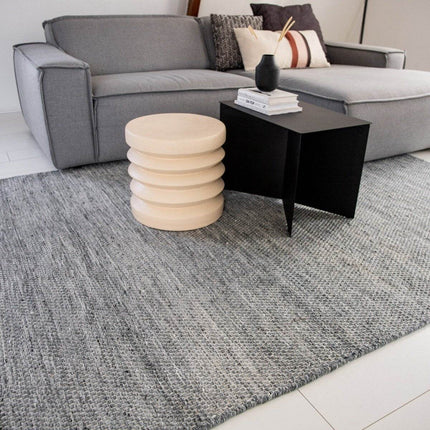 Vloerkleed Gerecycled Materiaal Ciro Grijs op=op - Vloerkledenloods