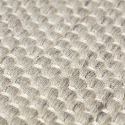 Vloerkleed Gerecycled Materiaal Rond Ciro Beige/wit op=op - Vloerkledenloods