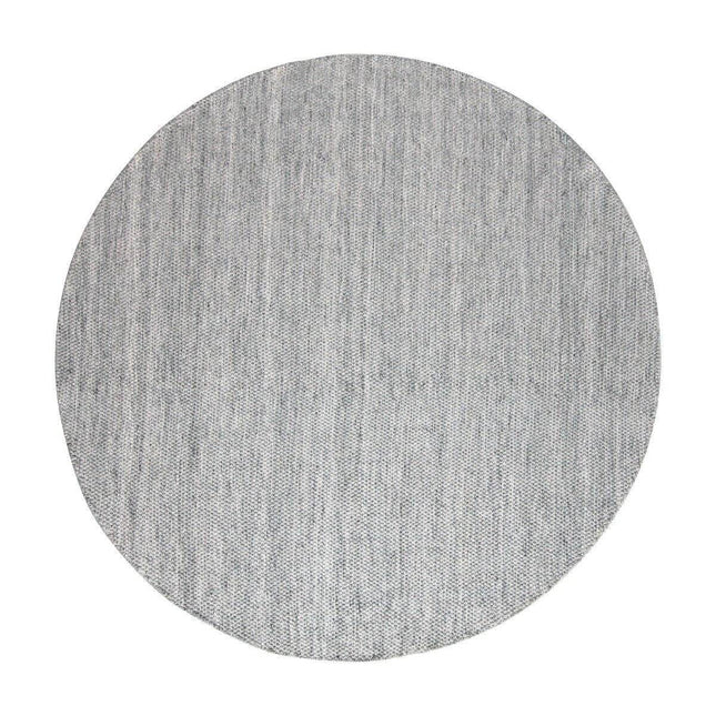 Vloerkleed Gerecycled Materiaal Rond Ciro Grijs op=op - Vloerkledenloods