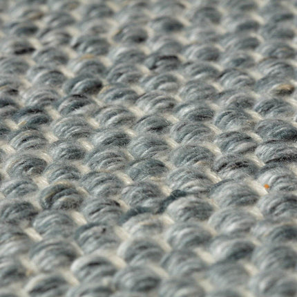 Vloerkleed Gerecycled Materiaal Rond Ciro Grijs op=op - Vloerkledenloods
