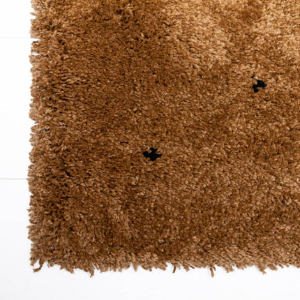 Vloerkleed Kinderkamer stip - Bruin/Cognac/Zwart - Dots - Vloerkledenloods