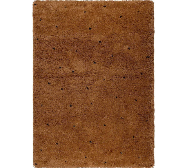 Vloerkleed Kinderkamer stip - Bruin/Cognac/Zwart - Dots - Vloerkledenloods