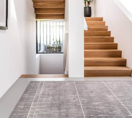 Vloerkleed Modern Artline met strepen Grijs - Vloerkledenloods