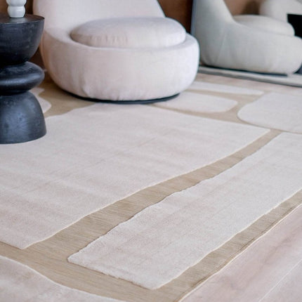Vloerkleed Stone Bruin Interieur05 - Vloerkledenloods